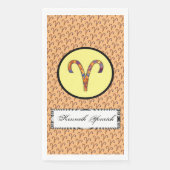 Kenneth YoncichによるAries〔占星術の〕十二宮図シンボル要素 (正面)