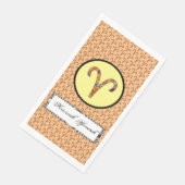 Kenneth YoncichによるAries〔占星術の〕十二宮図シンボル要素 (コーナー)