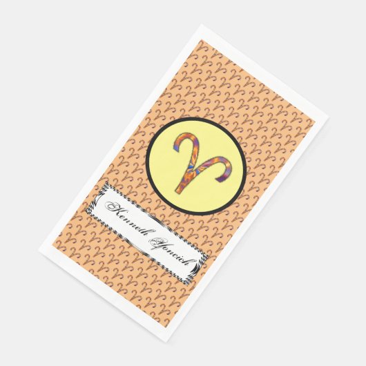 Kenneth YoncichによるAries〔占星術の〕十二宮図シンボル要素 (コーナー)