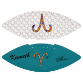 Kenneth YoncichによるAries〔占星術の〕十二宮図シンボル要素 アメリカンフットボール (パネル)