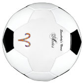 Kenneth YoncichによるAries〔占星術の〕十二宮図シンボル要素 サッカーボール (回転)