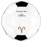 Kenneth YoncichによるAries〔占星術の〕十二宮図シンボル要素 サッカーボール (正面)