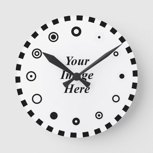 Kenneth YoncichによるBinary Spheresクロック/w Sマーク ラウンド壁時計 (正面)