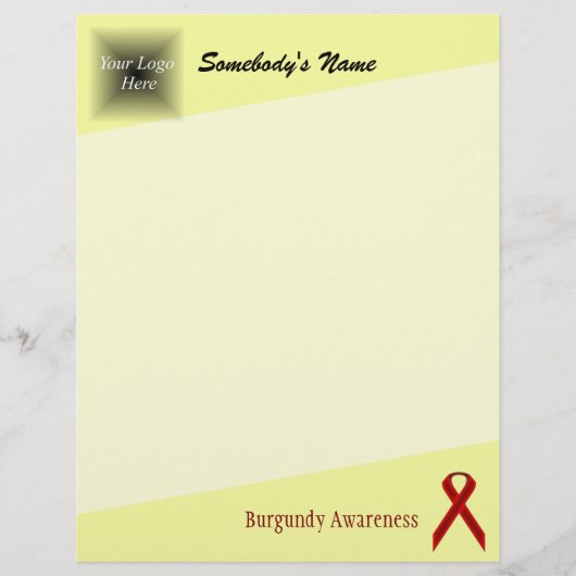Kenneth YoncichによるBurgundy Standard Ribbon (正面)