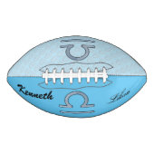 Kenneth YoncichによるLibra〔占星術の〕十二宮図シンボル要素 アメリカンフットボール (正面)