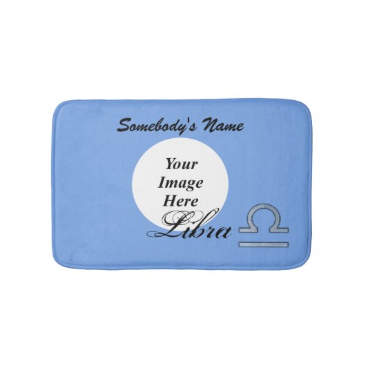Kenneth YoncichによるLibra〔占星術の〕十二宮図シンボル要素 バスマット (正面)