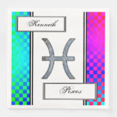 Kenneth YoncichによるPisces〔占星術の〕十二宮図シンボル要素 (正面)