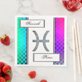 Kenneth YoncichによるPisces〔占星術の〕十二宮図シンボル要素 (インサイチュ)