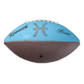 Kenneth YoncichによるPisces〔占星術の〕十二宮図シンボル要素 アメリカンフットボール (回転270)