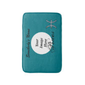 Kenneth YoncichによるPisces〔占星術の〕十二宮図シンボル要素 バスマット (正面縦)