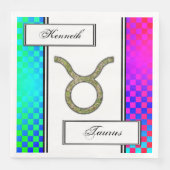 Kenneth YoncichによるTaurus〔占星術の〕十二宮図シンボル要素 (正面)