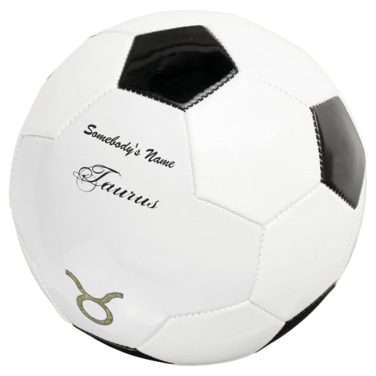 Kenneth YoncichによるTaurus〔占星術の〕十二宮図シンボル要素 サッカーボール (3/4)