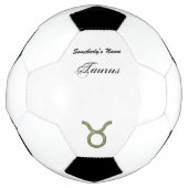 Kenneth YoncichによるTaurus〔占星術の〕十二宮図シンボル要素 サッカーボール (正面)