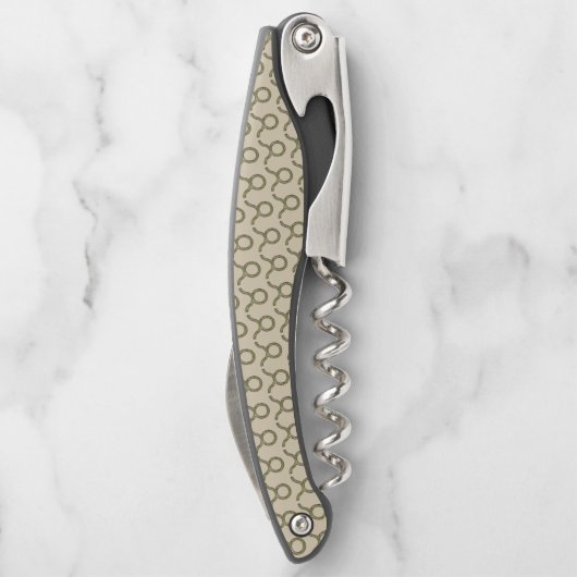 Kenneth YoncichによるTaurus〔占星術の〕十二宮図シンボル要素 ソムリエナイフ (裏面)