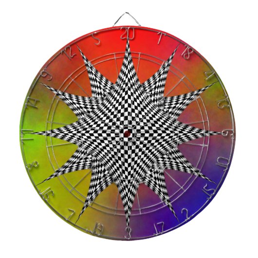 Kenneth Yoncichモダンによるプラズマ ダーツボード (正面)