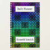 Kenneth Yoncich市松模様にによるツイスト プランナー手帳 (正面)