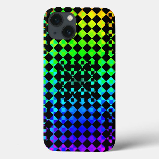 Kenneth Yoncich市松模様にによるツイスト Case-Mate iPhoneケース (裏面)