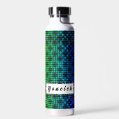 Kenneth Yoncich市松模様にによるラティスフェンス ウォーターボトル (左面)