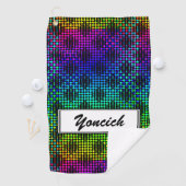 Kenneth Yoncich市松模様にによるラティスフェンス ゴルフタオル (インサイチュ)