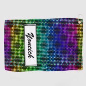 Kenneth Yoncich市松模様にによるラティスフェンス ゴルフタオル (横)