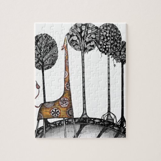 Kennettと示されるキリン ジグソーパズル (縦)