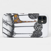 Kennettと示されるキリン Case-Mate iPhoneケース (裏面(横))