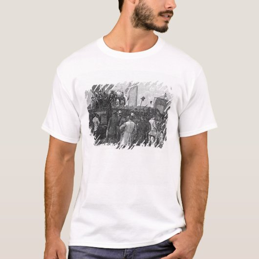 KenningtonのChartistのデモンストレーション Tシャツ (正面)