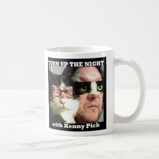 Kennyの一突きのロゴのマグによって夜の上に回して下さい コーヒーマグカップ