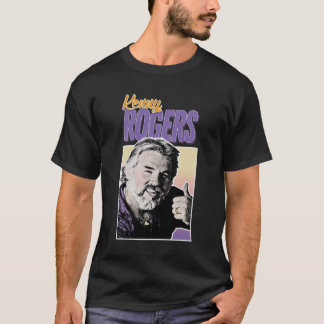 Kenny RogersヴィンテージスタイルKenny Rogers 80s Tシャツ