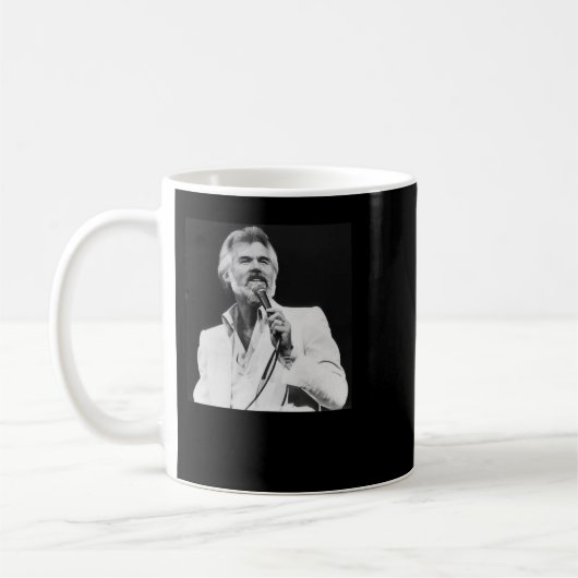 Kenny Rogers – カントリー音楽歌手Kenny Rogers コーヒーマグカップ (左)