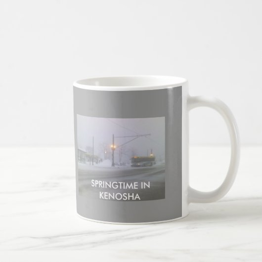 Kenoshaのコーヒーカップの春 コーヒーマグカップ (右)