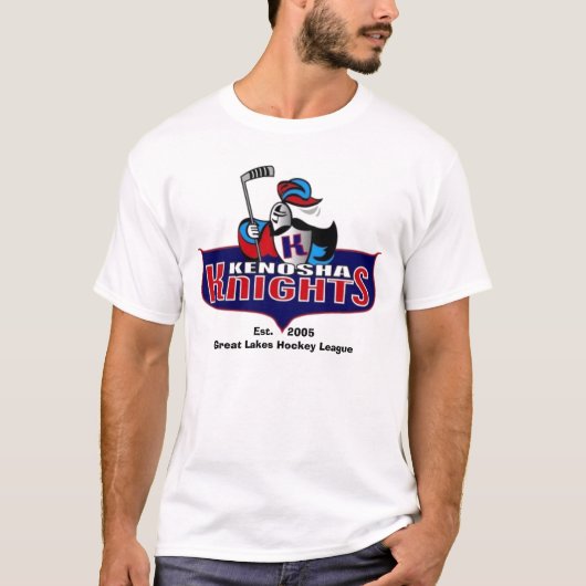 KenoshaはTシャツをナイト爵に叙します Tシャツ (正面)