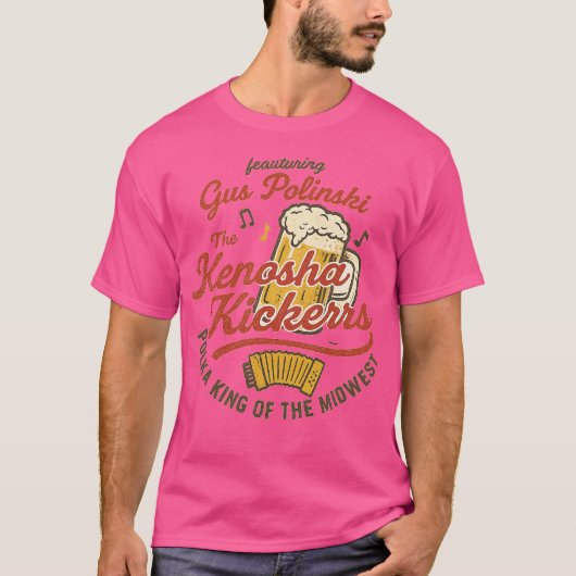 Kenoshaキッカーおもしろいズ Tシャツ (正面)