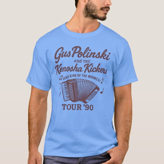 Kenosha Kickers Tシャツ – Polka King Tour ’90 (正面)