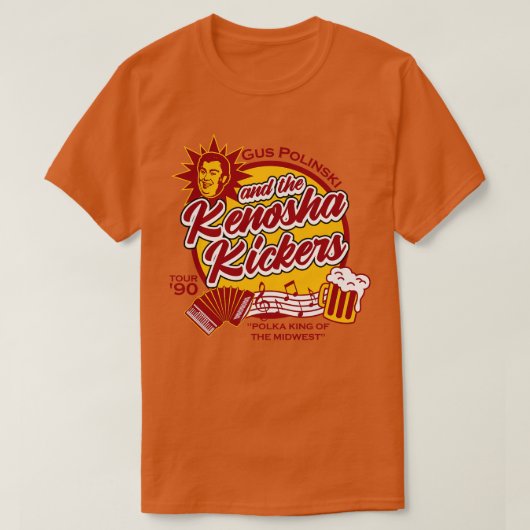 Kenosha Kickers Tour 90s Tシャツ (デザイン正面)