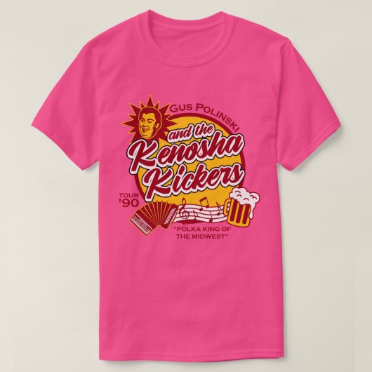 Kenosha Kickers Tour 90s Tシャツ (デザイン正面)
