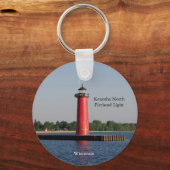 Kenosha North Pierheadライトキーチェーン キーホルダー (正面)