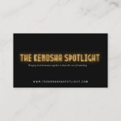 Kenosha Spotlight名刺 名刺 (正面)