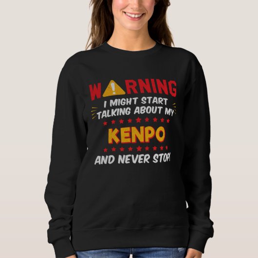 Kenpo Joke Graphic スウェットシャツ (正面)