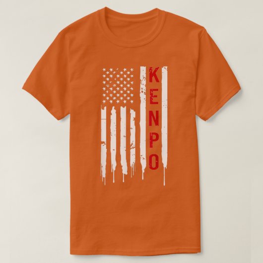 Kenpo Karate American Flag Tシャツ (デザイン正面)