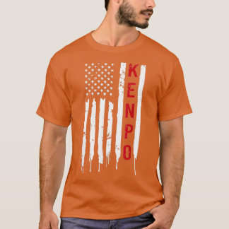 Kenpo Karate American Flag Tシャツ