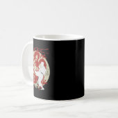 Kenpo Karate Dragon Symbol  コーヒーマグカップ (正面左)