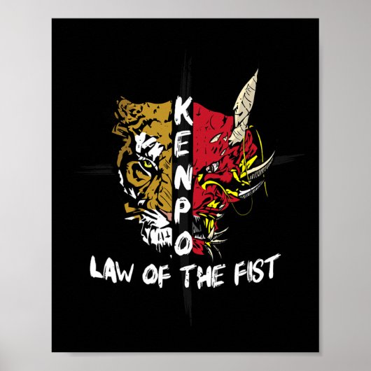 Kenpo Karate Law Of The Fist Martial Arts  ポスター (正面)