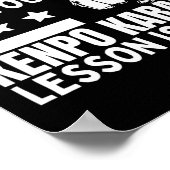 Kenpo Karate Lesson For Free Coach Funny American ポスター (角)