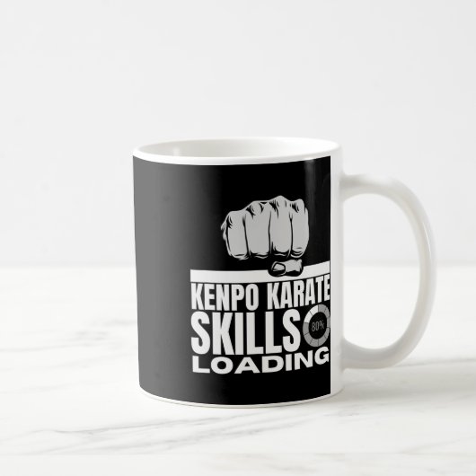Kenpo Karate Skills Loading Funny American Kenpo 2 コーヒーマグカップ (右)