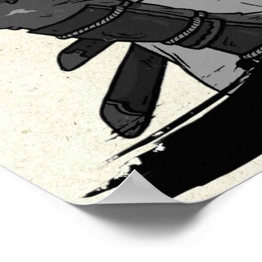 Kensei Bear Scroll II ポスター (角)