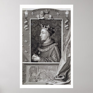 Kensingtoの絵画の後のヘンリー五世(1387-1422年)、 ポスター