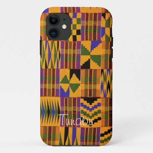 Kenteの布のiPadの場合 Case-Mate iPhoneケース (裏面)