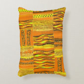 Kenteの黄色 アクセントクッション (正面(垂直))