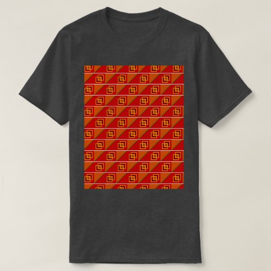 Kente Africa Pattern Graphic 5 Tシャツ (デザイン正面)